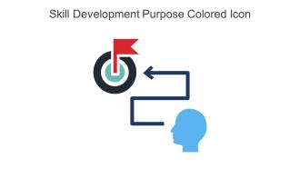 Skill Development Purpose Colored Icon In Powerpoint Pptx Png And Editable Eps Format