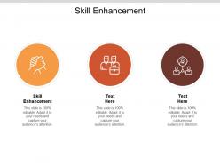 Skill enhancement ppt powerpoint presentation model elements cpb