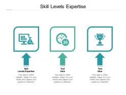 Skill levels expertise ppt powerpoint presentation inspiration smartart cpb