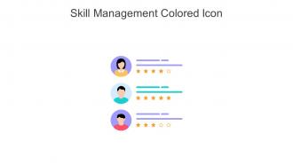 Skill Management Colored Icon In Powerpoint Pptx Png And Editable Eps Format