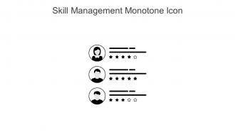 Skill Management Monotone Icon In Powerpoint Pptx Png And Editable Eps Format