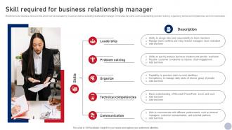 Skill Required For Business Relationship Business Relationship Management Guide