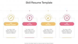 Skill Resume Template In Powerpoint And Google Slides Cpb