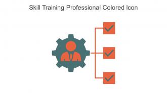 Skill Training Professional Colored Icon In Powerpoint Pptx Png And Editable Eps Format