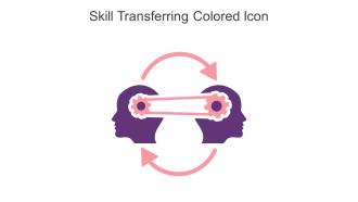 Skill Transferring Colored Icon In Powerpoint Pptx Png And Editable Eps Format
