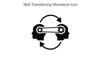 Skill Transferring Monotone Icon In Powerpoint Pptx Png And Editable Eps Format