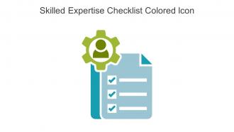 Skilled Expertise Checklist Colored Icon In Powerpoint Pptx Png And Editable Eps Format