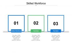 Skilled workforce ppt powerpoint presentation professional example cpb