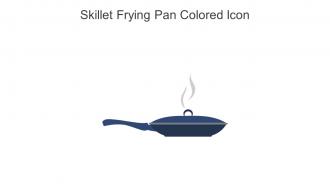 Skillet Frying Pan Colored Icon In Powerpoint Pptx Png And Editable Eps Format
