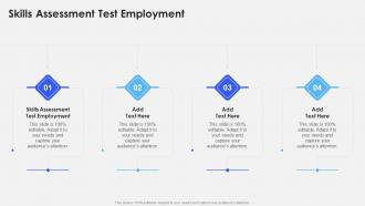 Skills Assessment Test Employment In Powerpoint And Google Slides Cpb