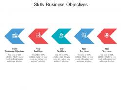 Skills business objectives ppt powerpoint presentation portfolio portrait cpb