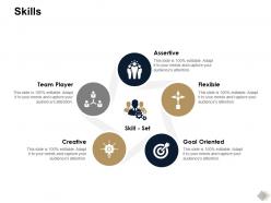 Skills creative team ppt powerpoint presentation backgrounds