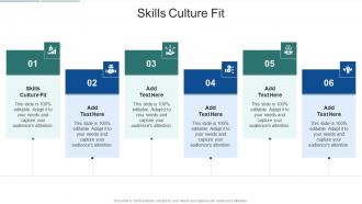 Skills Culture Fit In Powerpoint And Google Slides Cpb