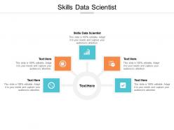 Skills data scientist ppt powerpoint presentation ideas grid cpb