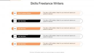 Skills Freelance Writers In Powerpoint And Google Slides Cpb