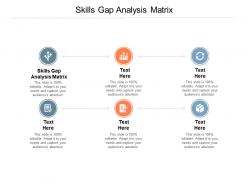 Skills gap analysis matrix ppt powerpoint presentation styles skills cpb