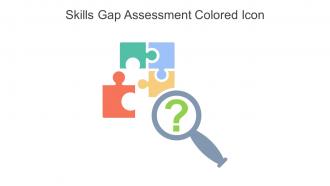 Skills Gap Assessment Colored Icon In Powerpoint Pptx Png And Editable Eps Format
