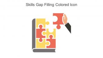 Skills Gap Filling Colored Icon In Powerpoint Pptx Png And Editable Eps Format