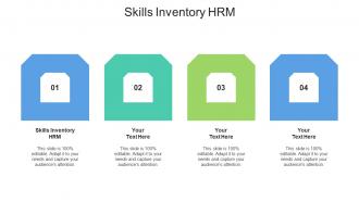 Skills inventory hrm ppt powerpoint presentation gallery good cpb