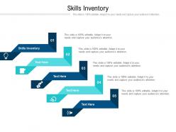Skills inventory ppt powerpoint presentation inspiration slideshow cpb