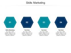 Skills marketing ppt powerpoint presentation icon show cpb