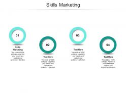 Skills marketing ppt powerpoint presentation layouts backgrounds cpb