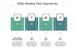 Skills meeting risk opportunity ppt powerpoint presentation styles styles cpb