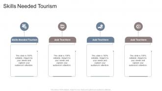 Skills Needed Tourism In Powerpoint And Google Slides Cpb