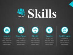 Skills ppt design ideas
