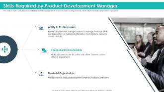 Skills required by product development manager strategic product planning