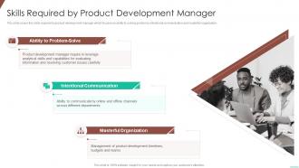 Skills required by product optimizing product development system