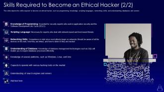 Skills required to become an ethical hacker ppt powerpoint presentation icon slide portrait