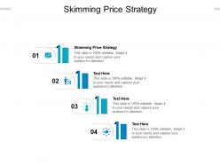Skimming price strategy ppt powerpoint presentation file templates cpb