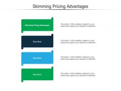 Skimming pricing advantages ppt powerpoint presentation icon images cpb