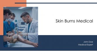 Skin Burns Medical PPT Template AT