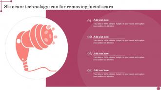 Skincare Technology Icon For Removing Facial Scars