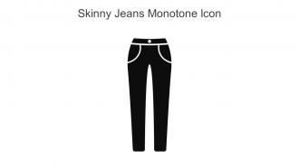 Skinny Jeans Monotone Icon In Powerpoint Pptx Png And Editable Eps Format