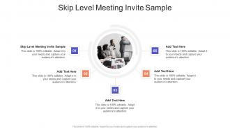Skip Level Meeting Invite Sample In Powerpoint And Google Slides Cpb