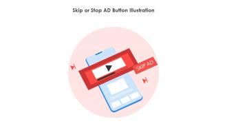 Skip Or Stop AD Button Illustration