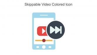 Skippable Video Colored Icon In Powerpoint Pptx Png And Editable Eps Format