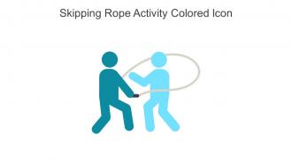Skipping Rope Activity Colored Icon In Powerpoint Pptx Png And Editable Eps Format