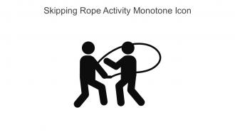 Skipping Rope Activity Monotone Icon In Powerpoint Pptx Png And Editable Eps Format