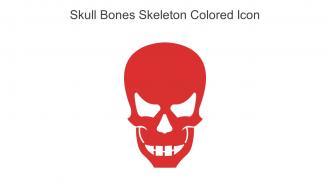 Skull Bones Skeleton Colored Icon In Powerpoint Pptx Png And Editable Eps Format