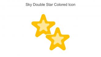 Sky Double Star Colored Icon In Powerpoint Pptx Png And Editable Eps Format