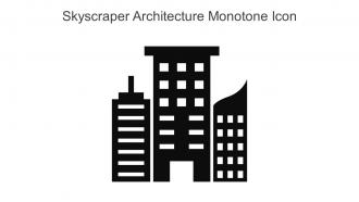Skyscraper Architecture Monotone Icon In Powerpoint Pptx Png And Editable Eps Format