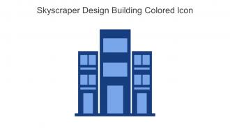 Skyscraper Design Building Colored Icon In Powerpoint Pptx Png And Editable Eps Format