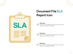 SLA Icon Postage Envelope Customer Service Continuous Agreement Provider