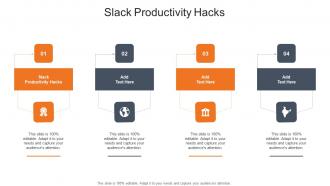 Slack Productivity Hacks In Powerpoint And Google Slides Cpb