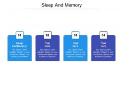 Sleep and memory ppt powerpoint presentation file graphics design cpb