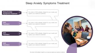 Sleep Anxiety Symptoms Treatment In Powerpoint And Google Slides Cpb